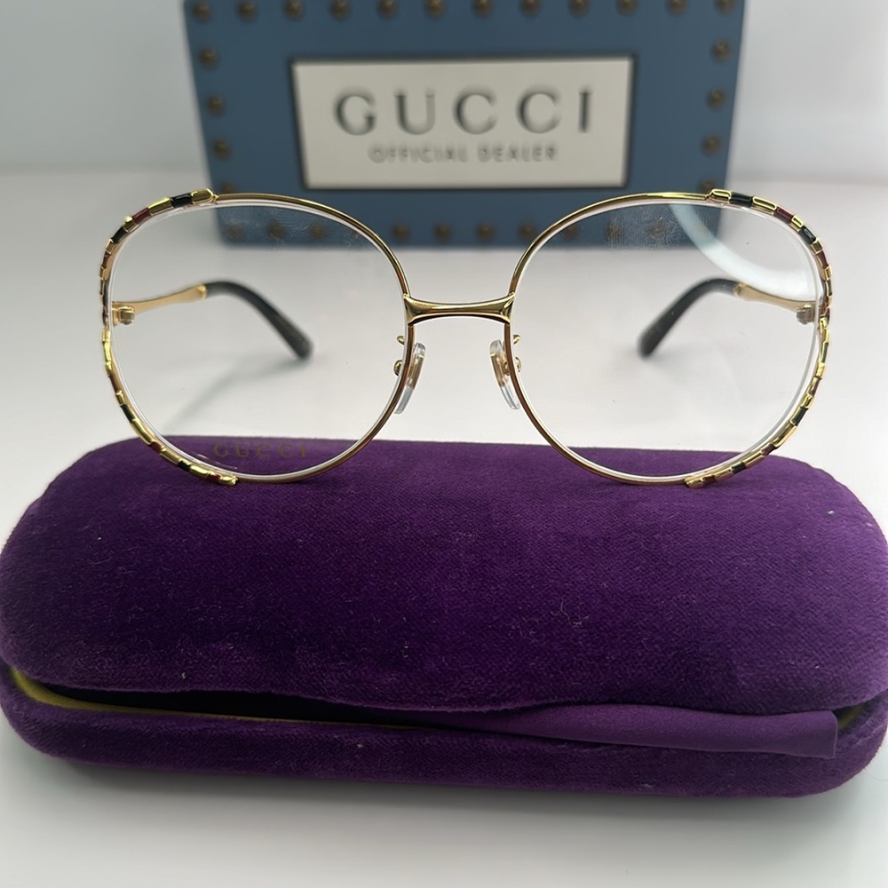 New Authentic Gucci GG0596OA - Alternate Fit Eyeglasses Women - Picture 4 of 14